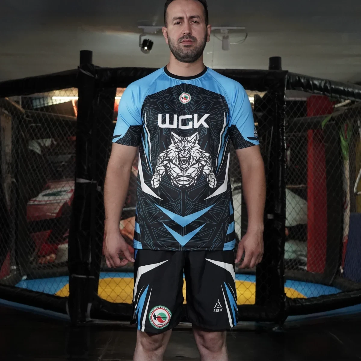 ست تیشرت و شورت فایتر WGK — آبی